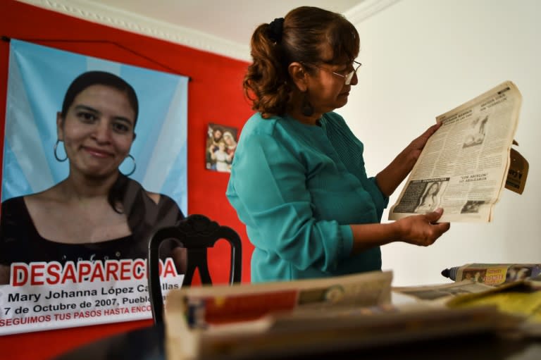 Judith Casallas, 58, the mother of Mary Johana Casallas, who disappeared in 2007 during Colombia's decades-long war