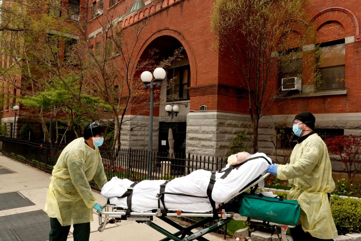 Image: Coronavirus disease (COVID-19) outbreak, in New York (Lucas Jackson / Reuters file)