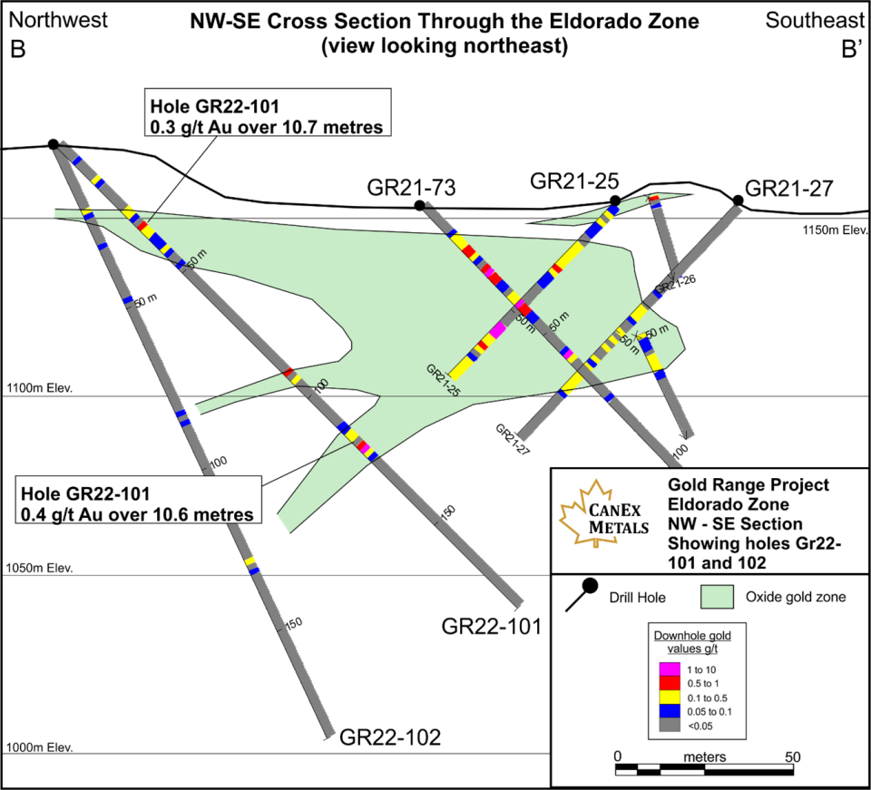 CANEX Metals Inc., Monday, December 12, 2022, Press release picture