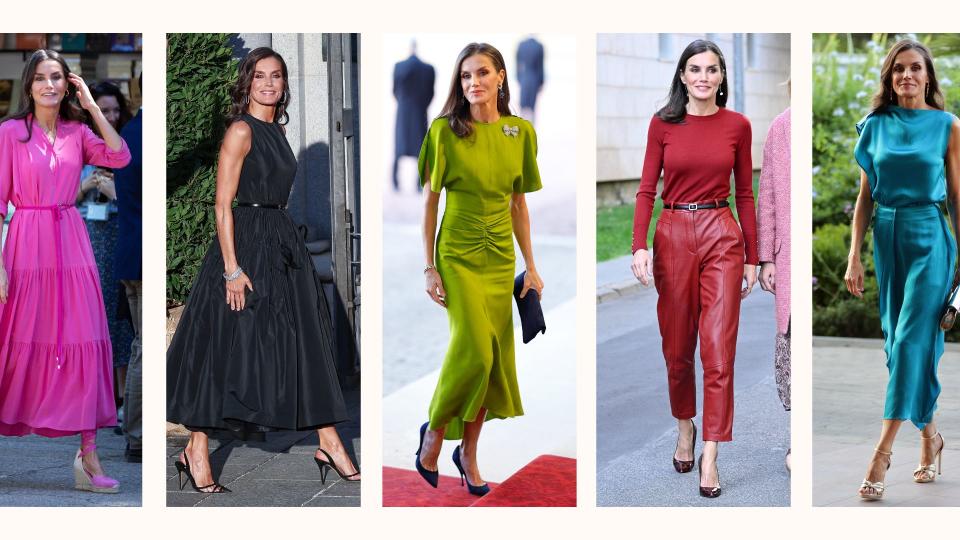 Queen Letizia’s most incredible style moments offer a masterclass in sophisticated statement dressing