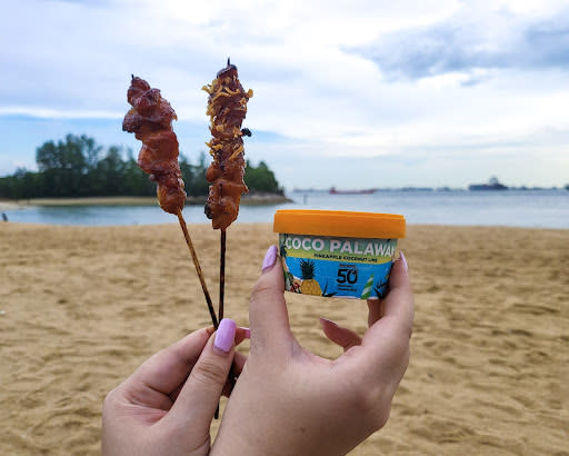 udders - satay on beach