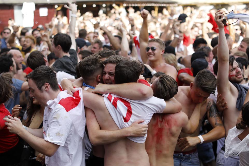 London erupts.