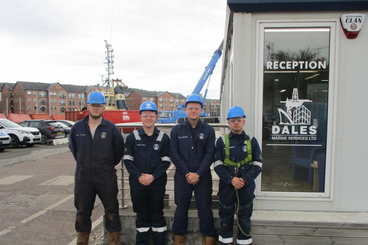 Dales Marine Services apprentices <i>(Image: Dales Marine Services)</i>