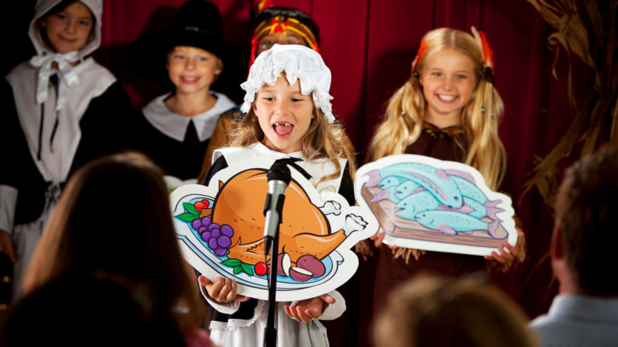 kids thanksgiving pagent