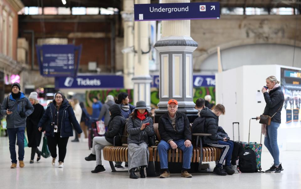 Rail passengers at Victoria station - Hollie Adams/Getty Images