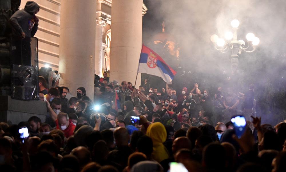 <span>Photograph: Andrej Isaković/AFP/Getty Images</span>