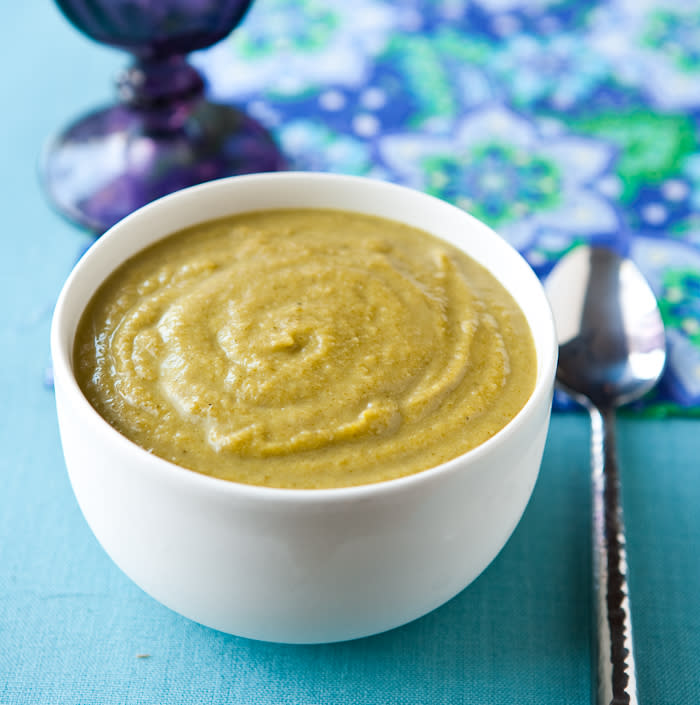 Broccoli Cheese Soup with Kale