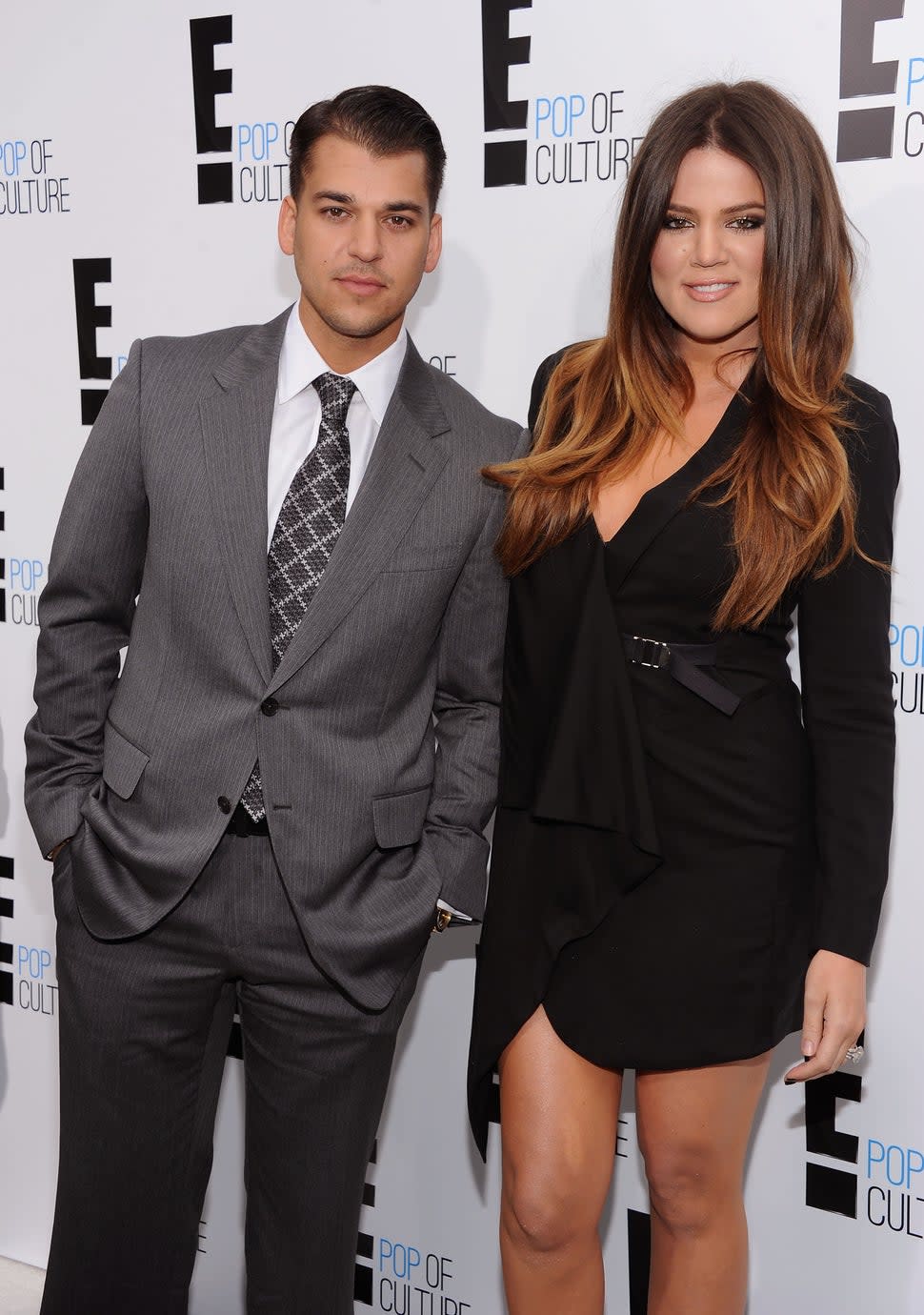 Rob Kardashian and Khloe Kardashian of Keeping Up With The Kardashians attend E! 2012 Upfront at NYC Gotham Hall on April 30, 2012 in New York City. 