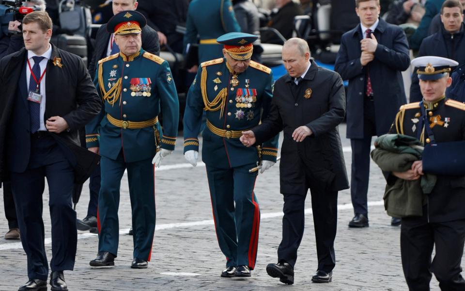 russian victory day parade vladimir putin red square ukraine moscow  - MAXIM SHEMETOV /REUTERS