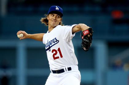 Zack Greinke, piling up points. (Photo by Stephen Dunn/Getty Images)