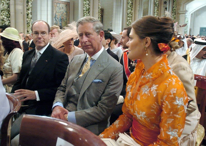 Alberto de Mónaco, Carlos de Inglaterra y Victoria de Suecia