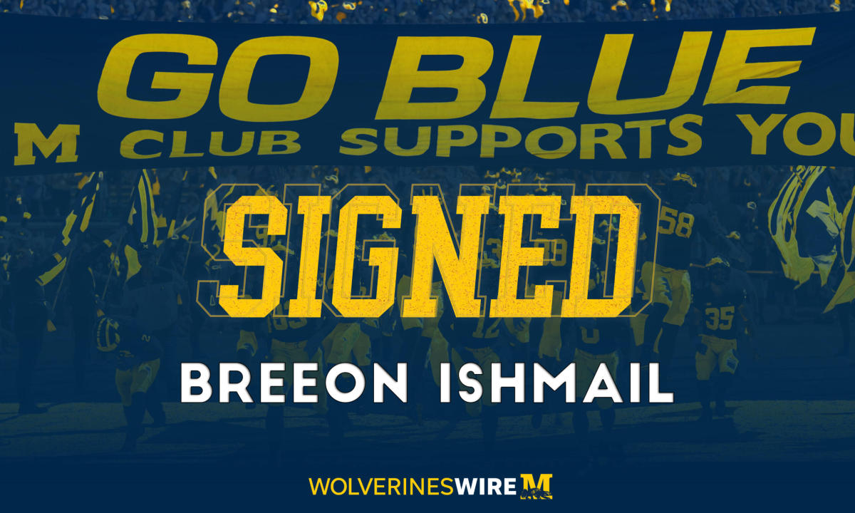 Early Signing Day Breeon Ishmail signs with Michigan football
