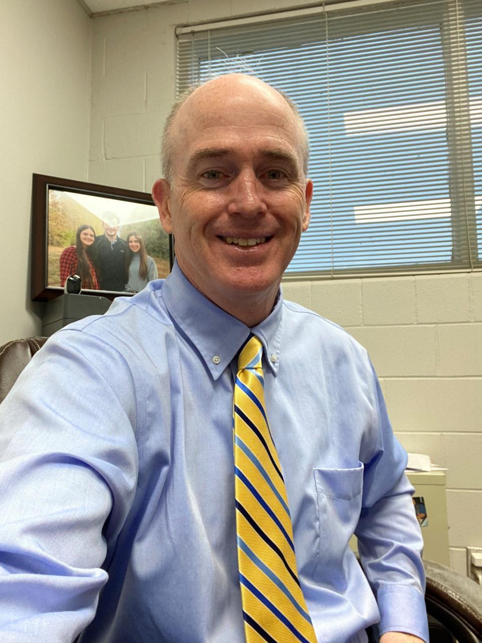Calvary superintendent Chad McDowell