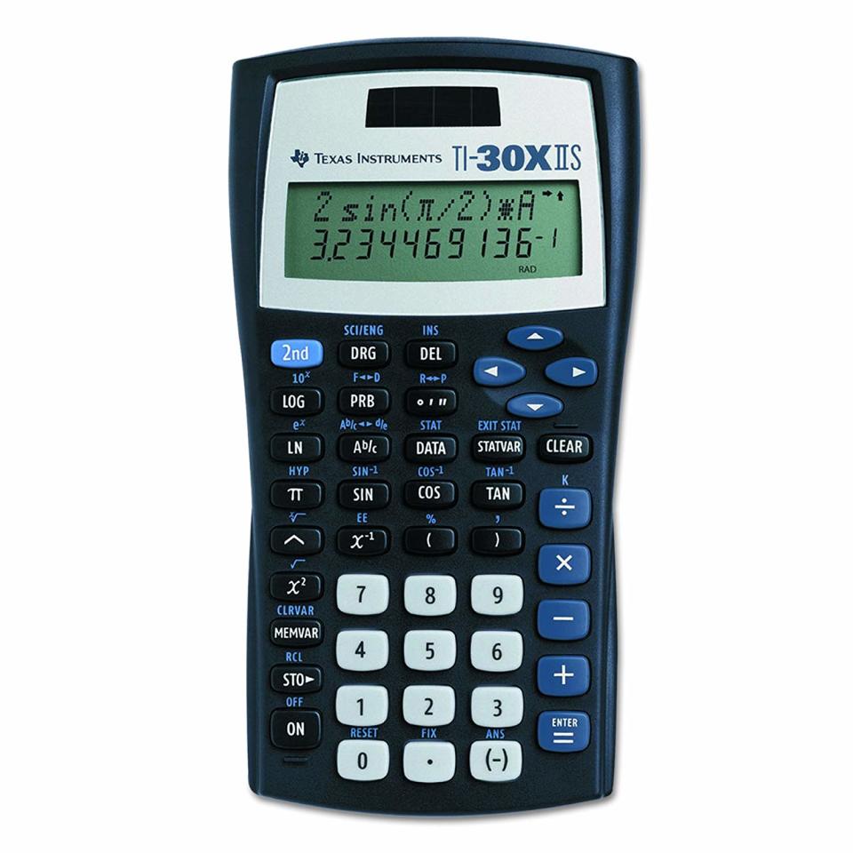 Texas Instruments TI-30X IIS 2-Line Scientific Calculator