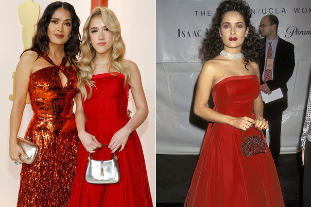 Mike Coppola/Getty, Jim Smeal/Ron Galella Collection via Getty Salma Hayek and daughter, Valentina Paloma Pinault