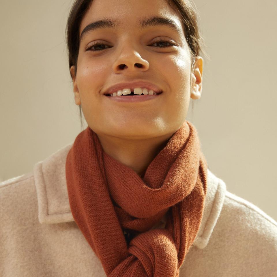 For freezing temperatures, this cashmere scarf is a must-have. And nope, it's not a cashmere blend, it's completely crafted from Grade-A cashmere (which is <a href="https://www.racked.com/2016/11/16/13633090/why-are-cashmere-sweaters-so-expensive" target="_blank" rel="noopener noreferrer">meant to be long-lasting</a>). <a href="https://fave.co/3m5QREh" target="_blank" rel="noopener noreferrer">Find it for $98 at Everlane</a>.