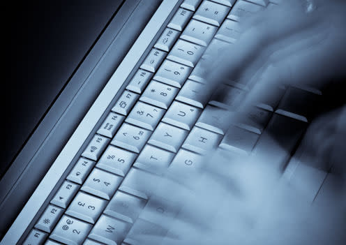 <span class="caption">Busting ghost writers is a tricky business.</span> <span class="attribution"><a class="link " href="http://www.shutterstock.com/pic-259310081/stock-photo-ghostly-hands-move-across-a-computer-keyboard.html?src=5JCyWu5ZKS3h2PcUyRl_bg-1-2" rel="nofollow noopener" target="_blank" data-ylk="slk:Ian Grainger//shutterstock.com;elm:context_link;itc:0;sec:content-canvas">Ian Grainger//shutterstock.com</a></span>