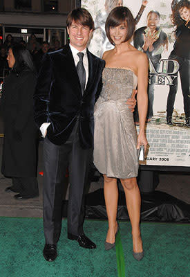 Tom Cruise and Katie Holmes at the Los Angeles premiere of Overture Films' Mad Money