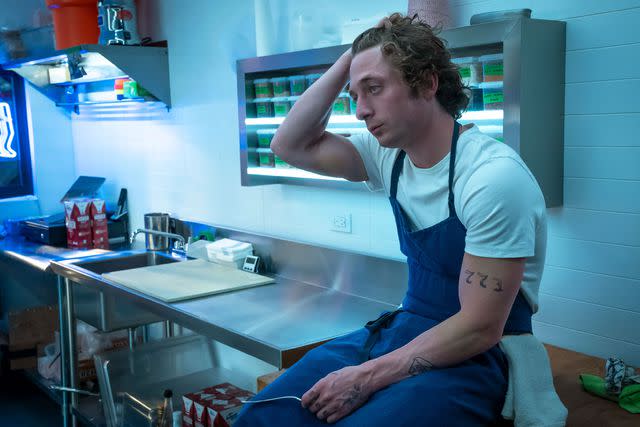 <p>Chuck Hodes / FX</p> Jeremy Allen White as Carmy on 'The Bear.'