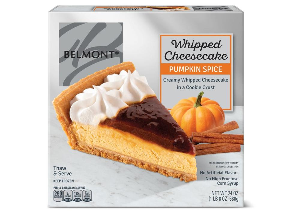 Belmont pumpkin-spice whipped cheesecake
