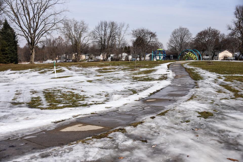 Trails at Fulton Park in Lansing, pictured Monday, Feb. 21, 2022.