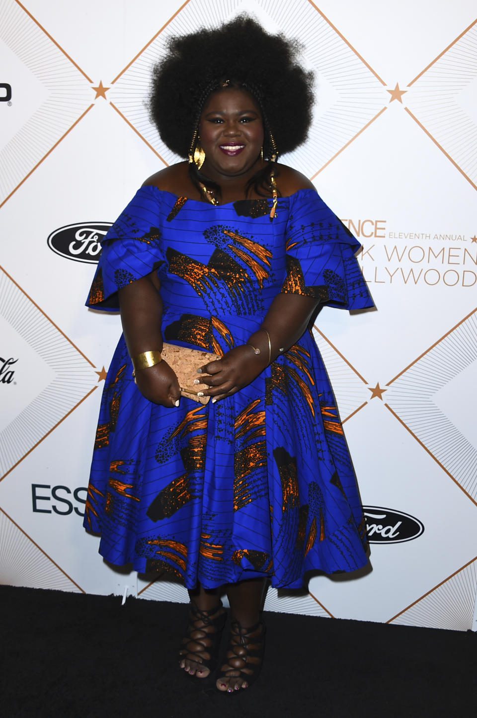 FILE - Gabourey Sidibe arrives at the 11th Annual Essence Black Women in Hollywood Awards Luncheon on March 1, 2018, in Beverly Hills, Calif. Sidibe turns 38 on May 6. (Photo by Jordan Strauss/Invision/AP, File)