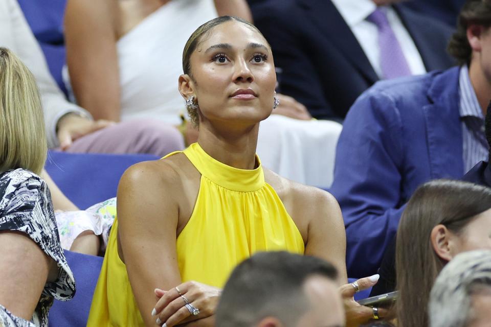 Ally Love attends Day One of the 2024 US Open at the USTA Billie Jean King National Tennis Center on 26 August (Getty Images)