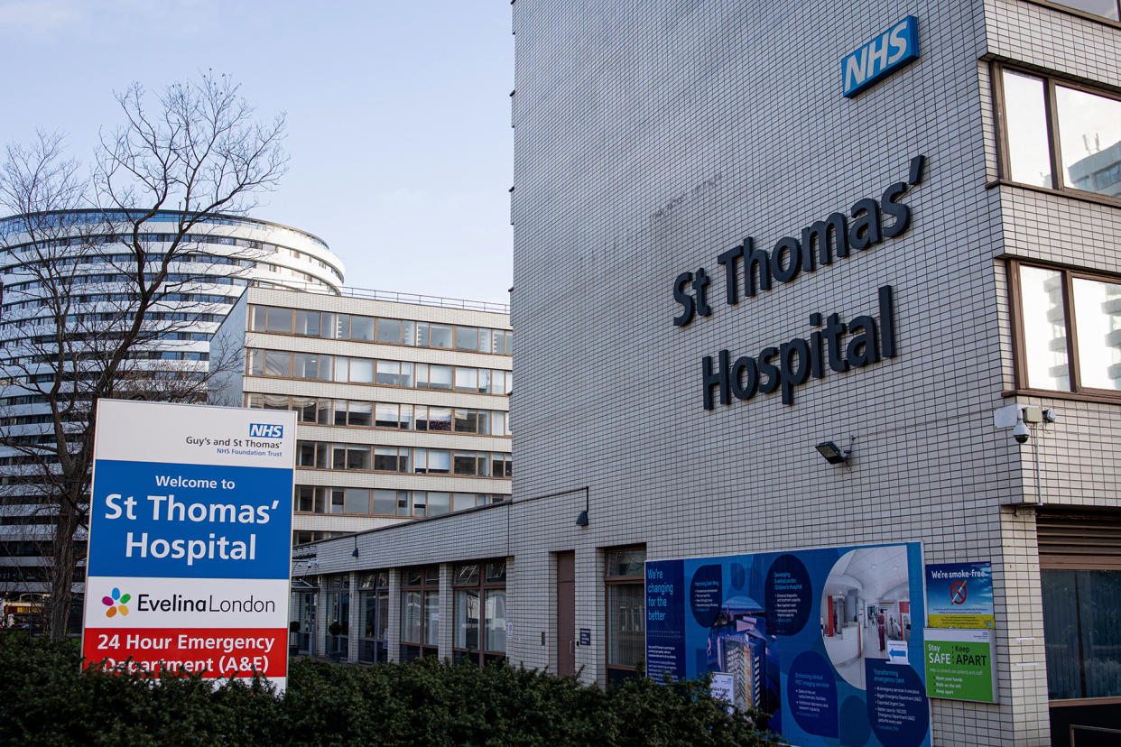 View of the front of St Thomas's Hospital in London - Credit: Hesther Ng/SOPA Images/LightRocket/Getty Images