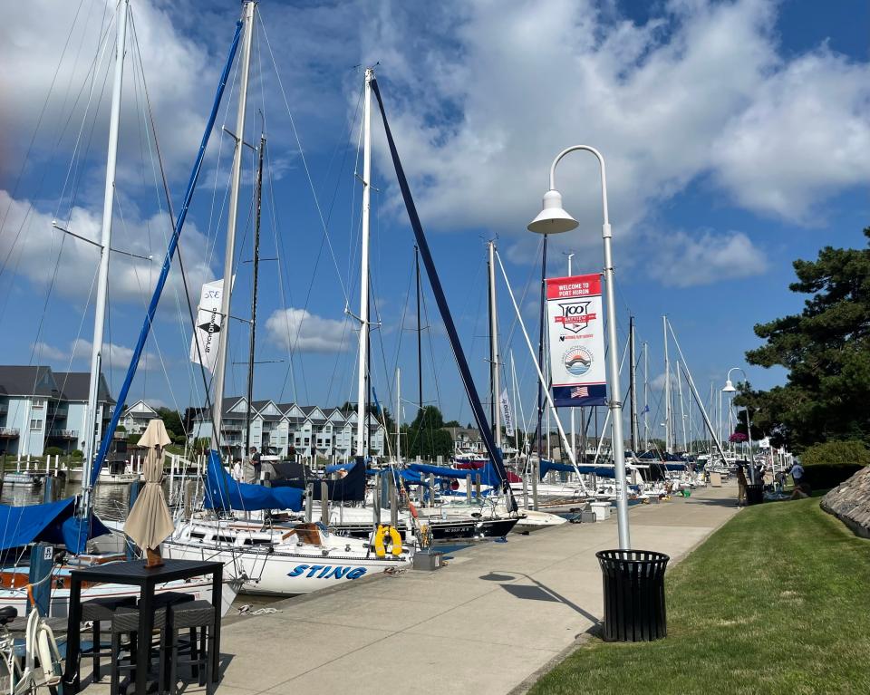 Here's where you can see boats before they take off for the 100th Port