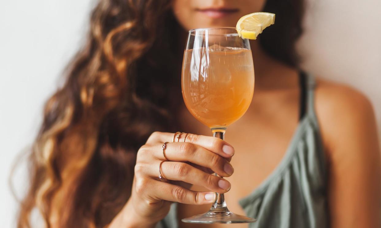 <span>Kombucha: ‘Many of sparkling wine’s charms minus the alcohol.’</span><span>Photograph: Oleg Breslavtsev/Getty Images</span>