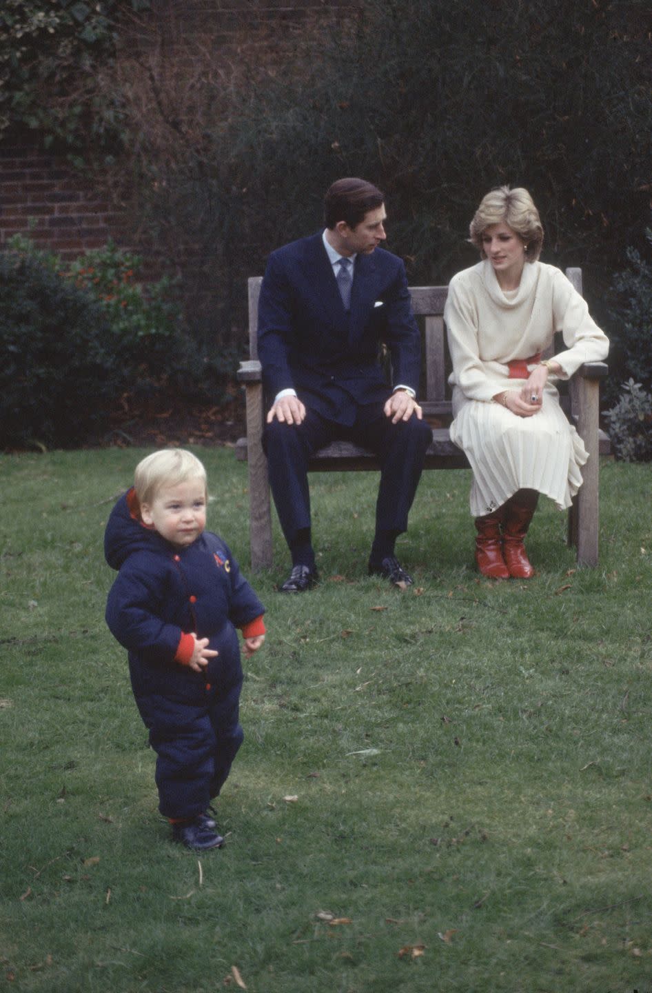Prince Charles And Princess Diana With William