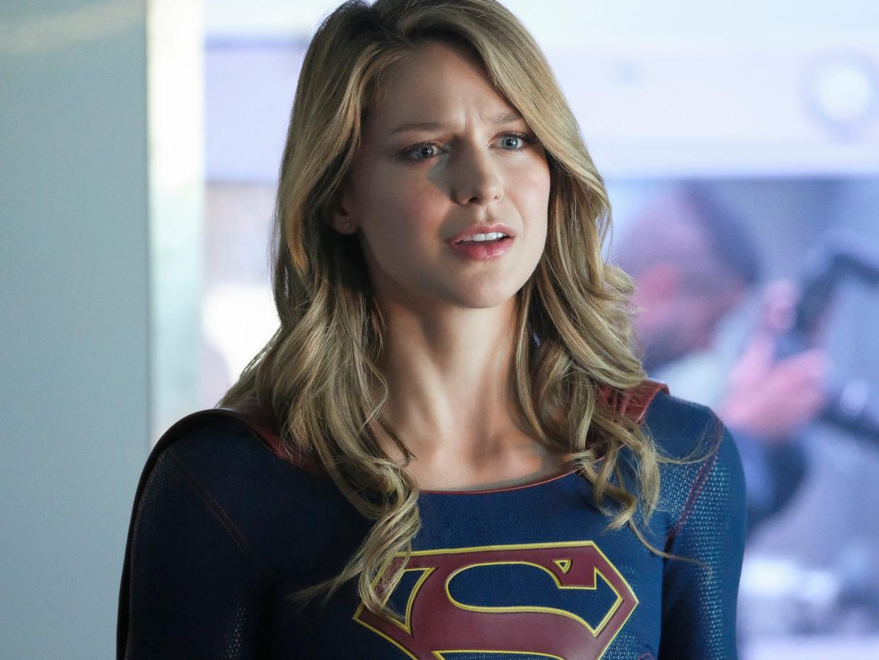 Melissa Benoist as Supergirl (Bettina Strauss/The CW)