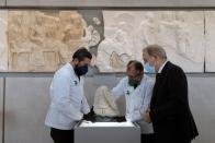 FILE PHOTO: Sicilian museum loans Parthenon fragment to Greece