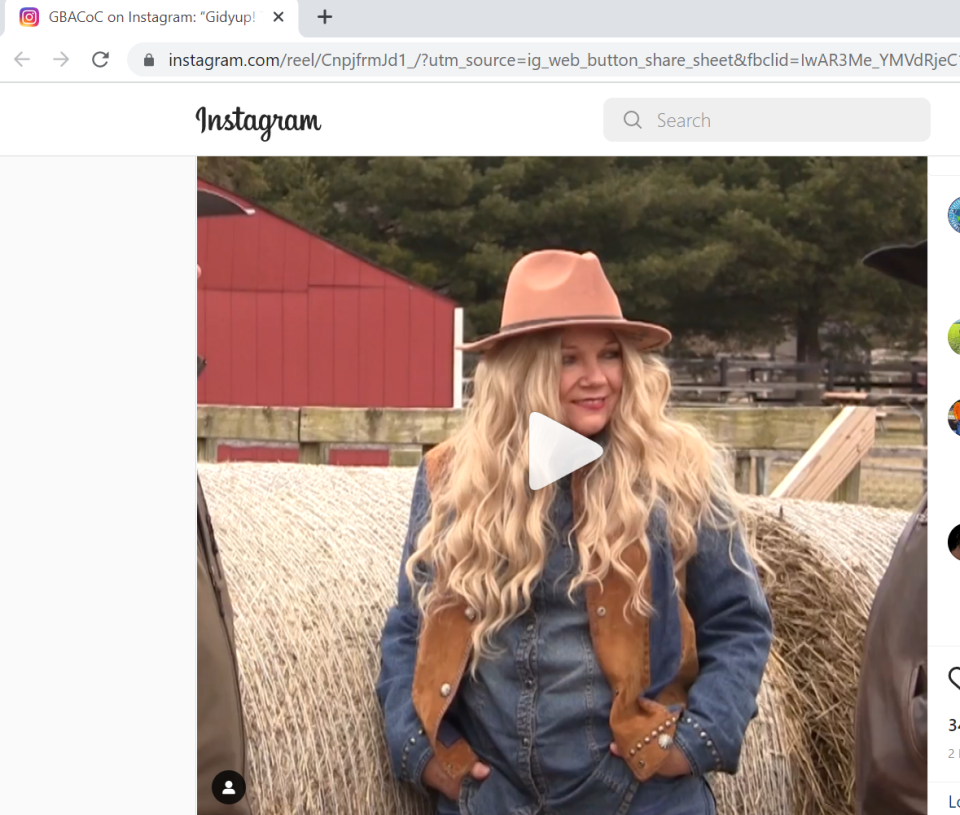 Pam McConeghy, president and CEO of the Greater Brighton Area Chamber of Commerce, plays the character Summer Higgins from the hit TV show "Yellowstone"