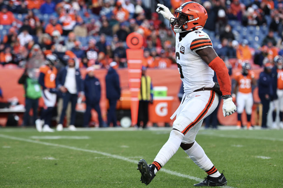 Browns Denzel Ward Dawand Jones Pro Bowl