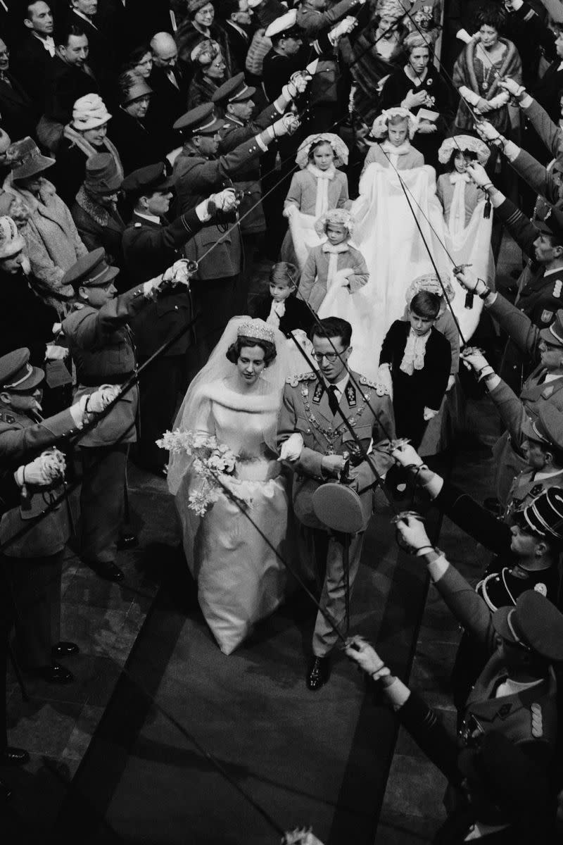 1960: Fabiola de Mora y Aragón and King Baudouin of Belgium