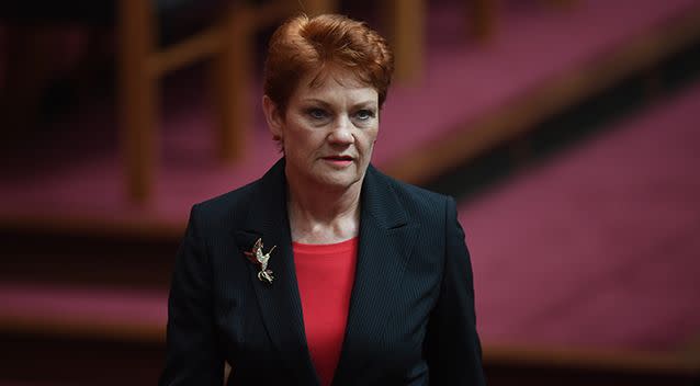 Pauline Hanson said autistic children should be removed from mainstream classrooms. Photo: AAP