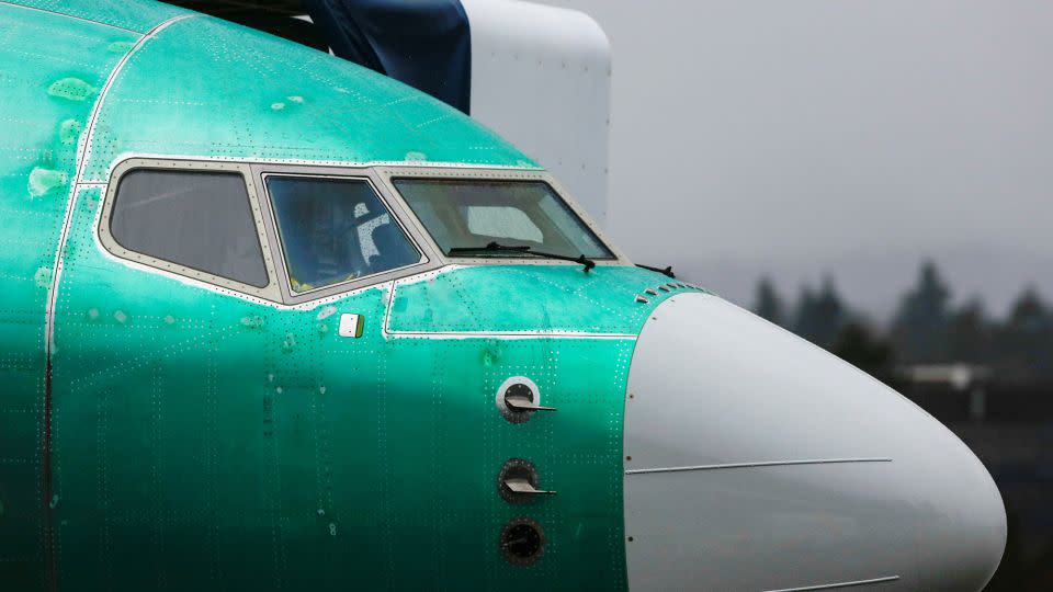 A Boeing 737 Max aircraft is seen parked in a storage area at the company's production facility in Renton, Washington in 2020. - Lindsey Wasson/Reuters