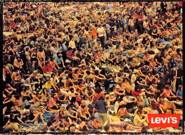 A poster for the Holland Pop Festival (Europe's Woodstock, if you will) from 1970.<p>Photo: Levi Strauss & Co. Archives/Courtesy of Levi's</p>