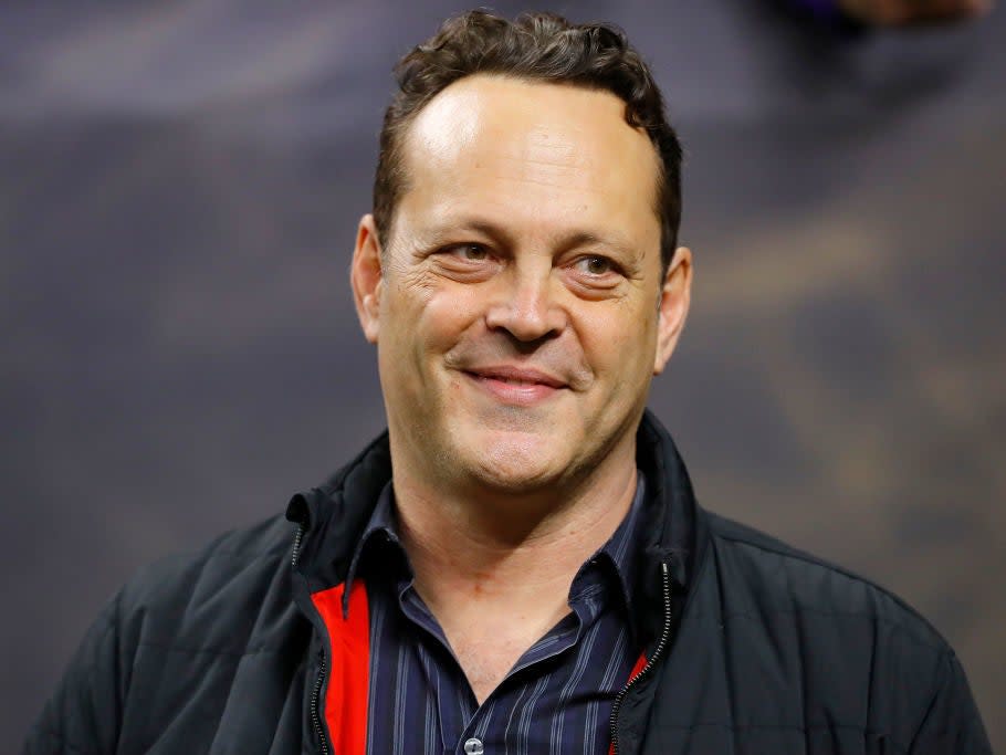 Vince Vaughn at the National Championship game earlier this week, where the Trump handshake took place: Kevin C. Cox/Getty Images