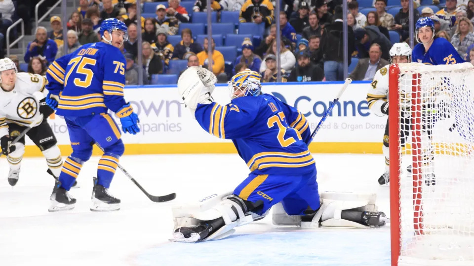 The Buffalo Sabres have not met expectations early this season. (Bill Wippert/NHLI via Getty Images)