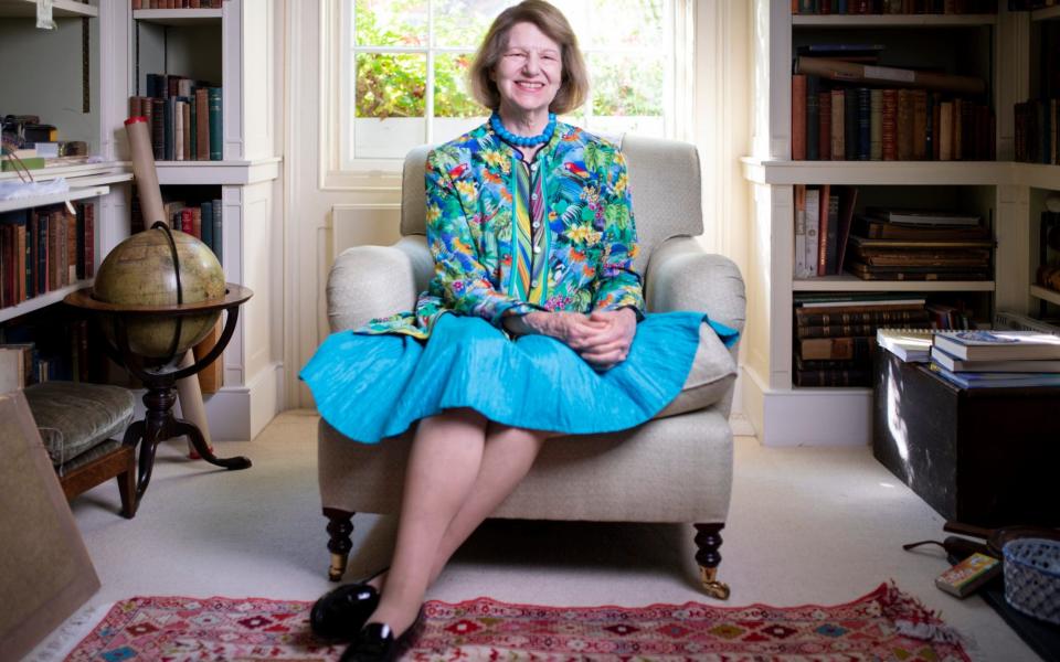 Baroness Nicholson at her London home 