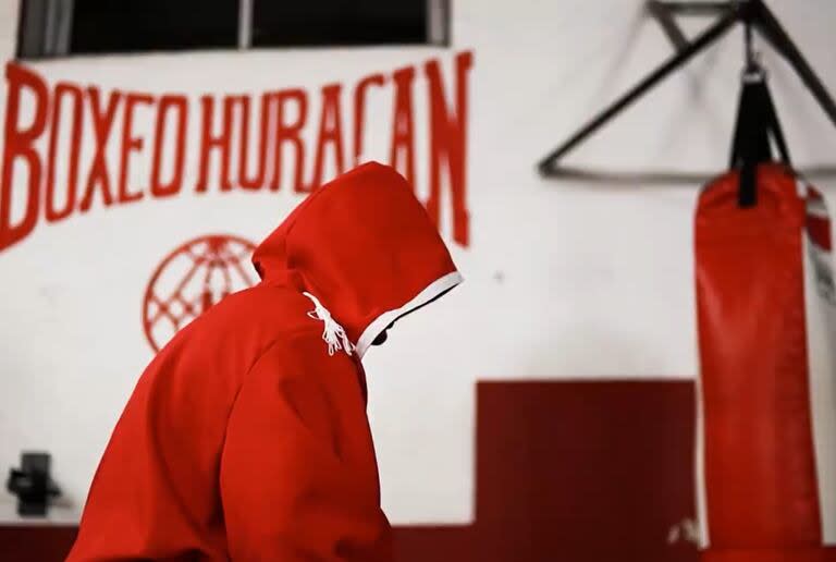 Wanchope Abila en un segmento del video de presentación que utilizó Huracán para darle una nueva bienvenida