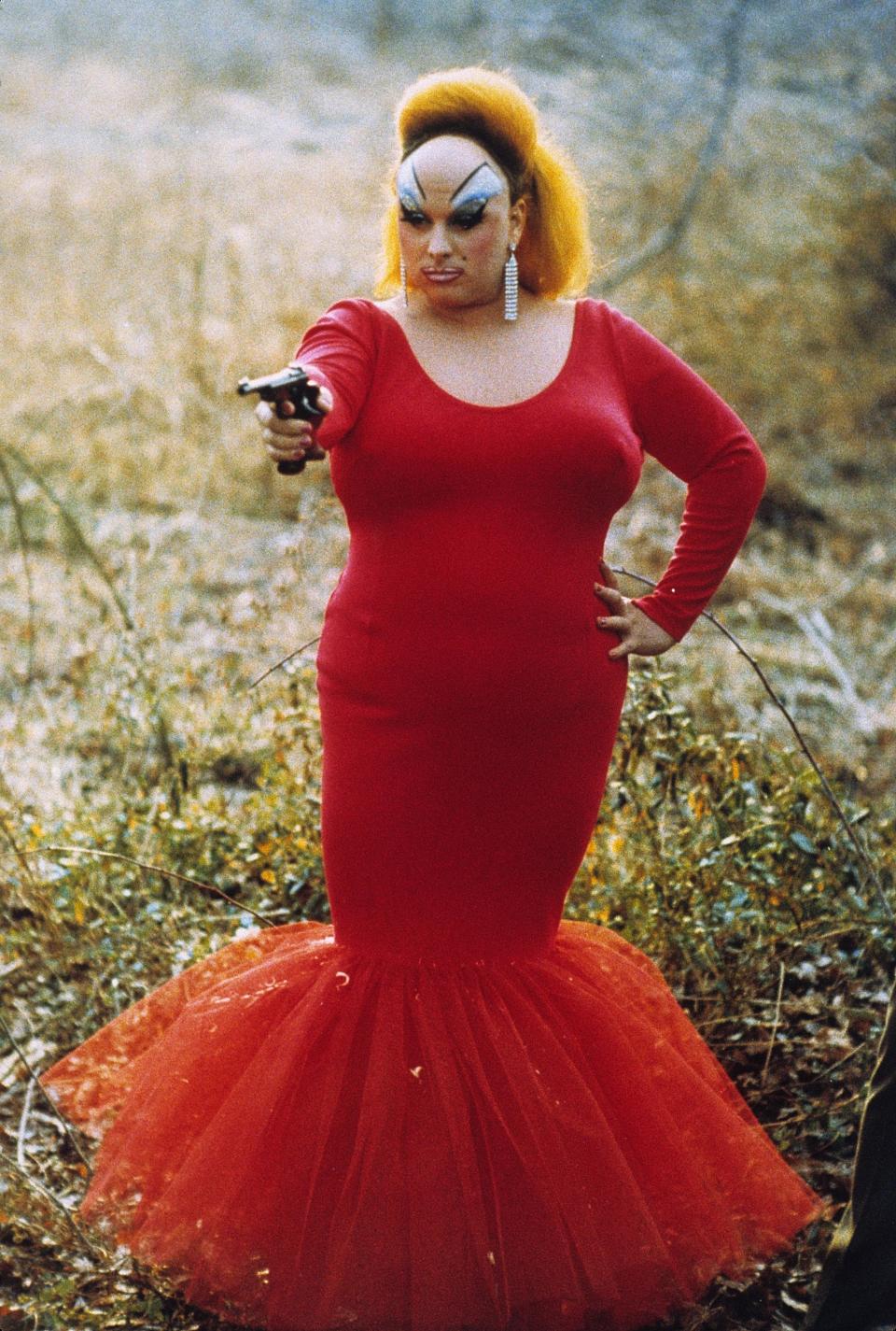 Harris Glenn Milstead, more popularly known as the drag queen Divine, shown here in John Waters’ 1972 film “Pink Flamingos.” Waters’ transgressive films are at the forefront of 20th-century cult camp. - Credit: Shutterstock