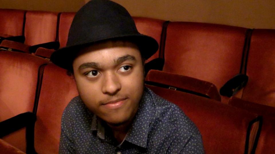 Elmer A. Hernandez, is pictured during a rehearsal for the Garden of Dreams Talent Show in New York, April 11, 2023. Hernandez, sponsored by the Make-A-Wish Hudson Valley, will play the piano and play "Fur Elise" and "Drops of Sunlight".