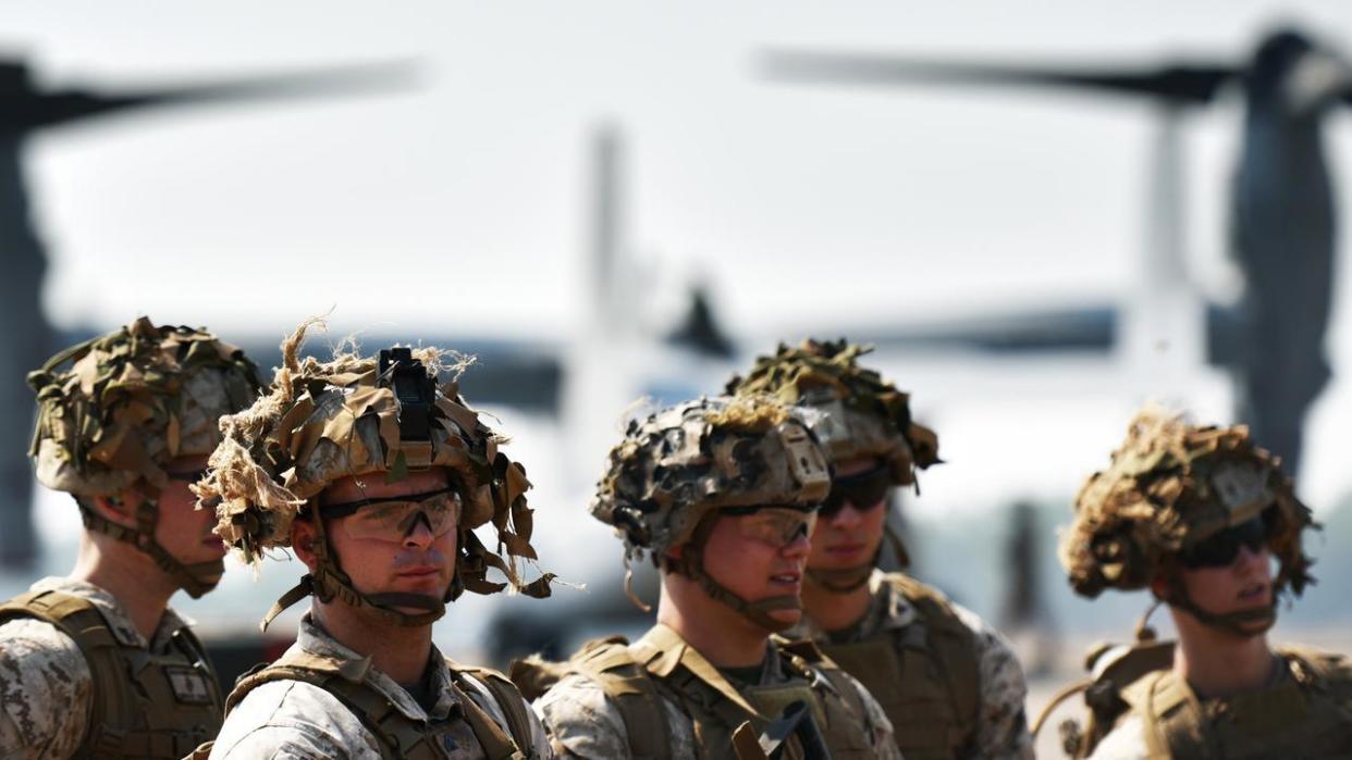 MV-22 Osprey Maintenance and Refuel