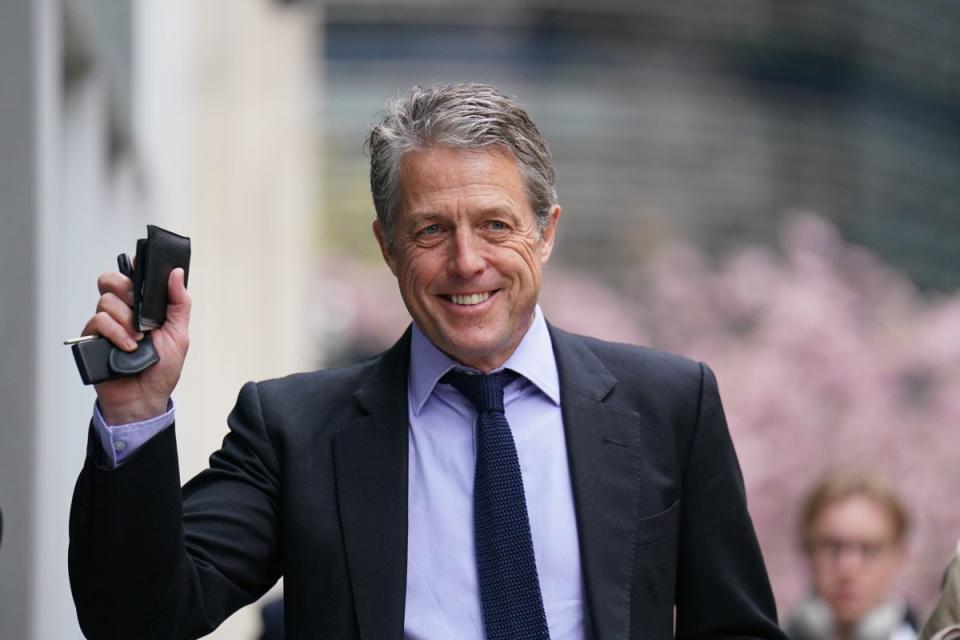 Hugh Grant (James Manning/PA) (PA Wire)