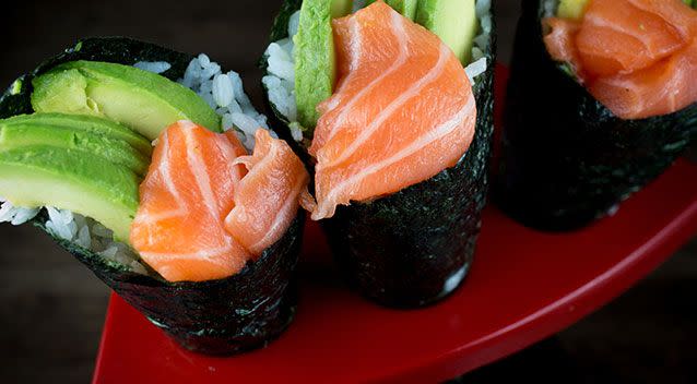 A man has pulled a 1.6 metre tapeworm from his body. He believes he got it from eating a lot of sushi. Source: File pic/ Getty Images