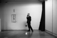 <p>Former campaign manager Corey Lewandowski fields a phone call in back corridors off the convention floor during the RNC Convention in Cleveland, OH on July 19, 2016. (Photo: Khue Bui for Yahoo News)</p>