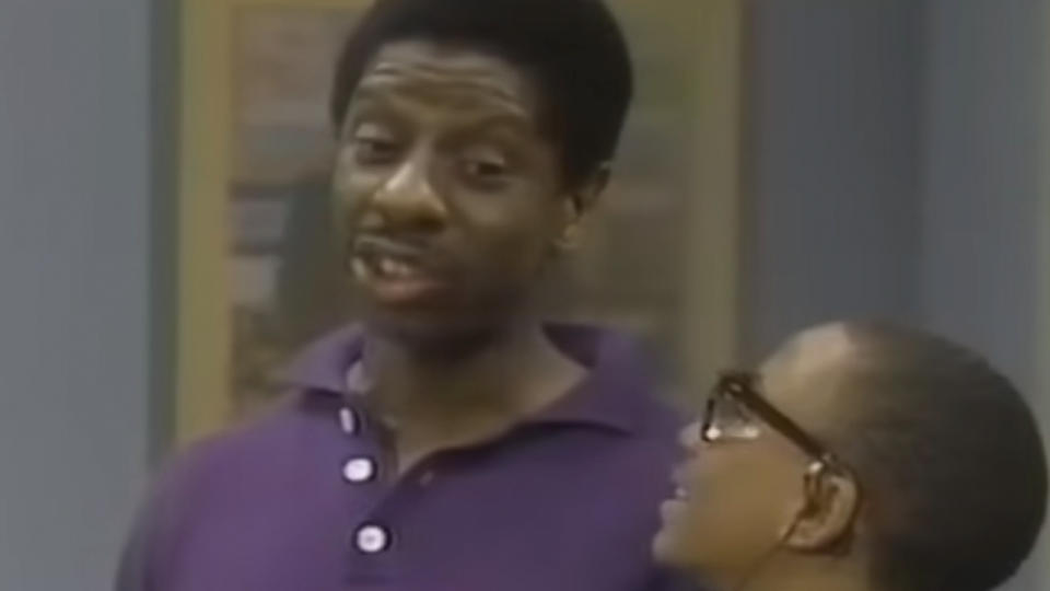Jimmie Walker making a face in Bustin' Loose